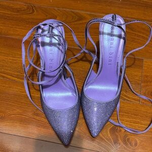 Gianni Bini Lavender Strappy Heels
